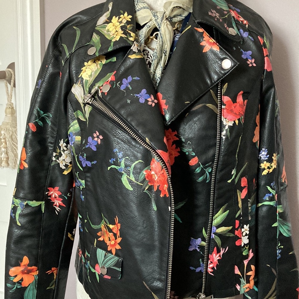 Patrizia Luca Vegan Leather Motorcycle Jacket